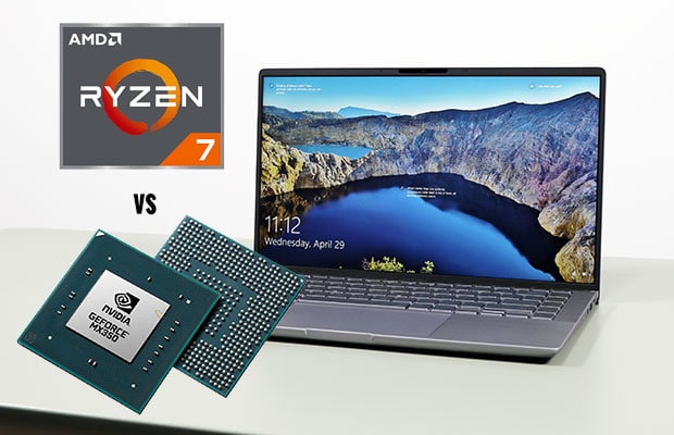 Radeon Vega 8 vs 7 benchmarks and results, Nvidia MX350 and MX250
