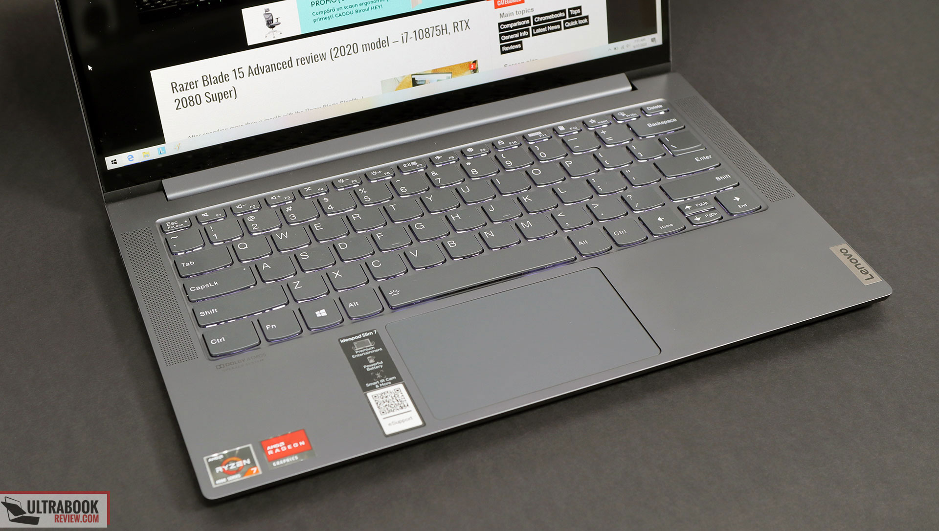 Lenovo Yoga Slim 7 Pro atualizado com um APU AMD Ryzen 9 6900HS